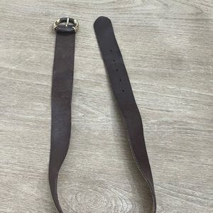 J. Crew brown leather belt size small